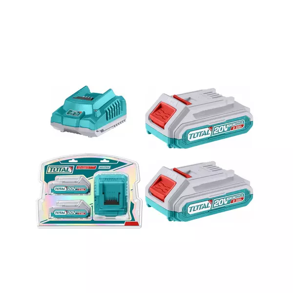 Total Cordless Lithium-Ion Battery &Amp; Charger Kit 20V Tfbcpk1222 1 Total Cordless Lithium-Ion Battery &Amp; Charger Kit 20V Tfbcpk1222