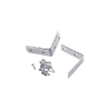 Total Corner Brace 50x50mm 4pcs Set with 16pcs Fasteners TCB2050