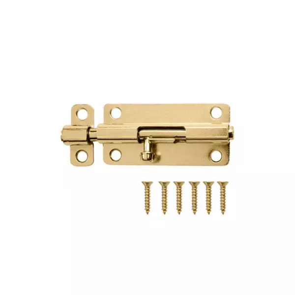 Total Steel Tower Bolt 4&Quot; 1.2/Φ7.4Mm For Horizontal &Amp; Vertical Positions, Includes 6Pcs Fasteners Thtb104 1 Total Steel Tower Bolt 4&Quot; 1.2/Φ7.4Mm For Horizontal &Amp; Vertical Positions, Includes 6Pcs Fasteners Thtb104