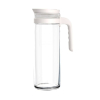 Ocean Jug Terra Pitcher Star White 1390ml – Stylish Glass Serve Pitcher for Water, Juice & Cold Beverages 3b2434901g0008