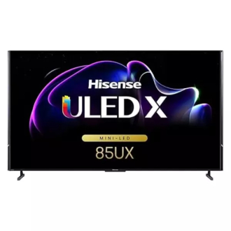 Hisense 85-Inch Class Mini-LED Premium ULED X QLED Series TV - 4K Google Smart TV with Alexa Compatibility, 120Hz Refresh Rate, Dolby Vision Atmos, 2500-nit HDR10+, Hands-Free Voice Control, 85UX.