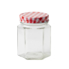 Generic Glass Jar with Draft Lid 380ml – Stylish & Airtight Storage for Kitchen, Pantry or Home 447-380