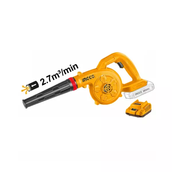 Ingco Lithium-Ion Cordless Blower, Packed By Color Box Cabli200281 1 Ingco Lithium-Ion Cordless Blower, Packed By Color Box Cabli200281