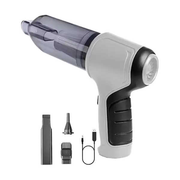 Mini Handheld Vacuum Cleaner Automatic, Rechargeable For Dust, Dirt For Daily Use White 1 Mini Handheld Vacuum Cleaner Automatic, Rechargeable For Dust, Dirt For Daily Use White