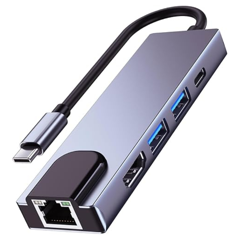Generic Usb Type C 5 In 1 Usb 3.0 Ports 2, Lan Port 1, Hdmi Port 1, Type C Port 1 Rj45 1 Generic Usb Type C 5 In 1 Usb 3.0 Ports 2, Lan Port 1, Hdmi Port 1, Type C Port 1 Rj45