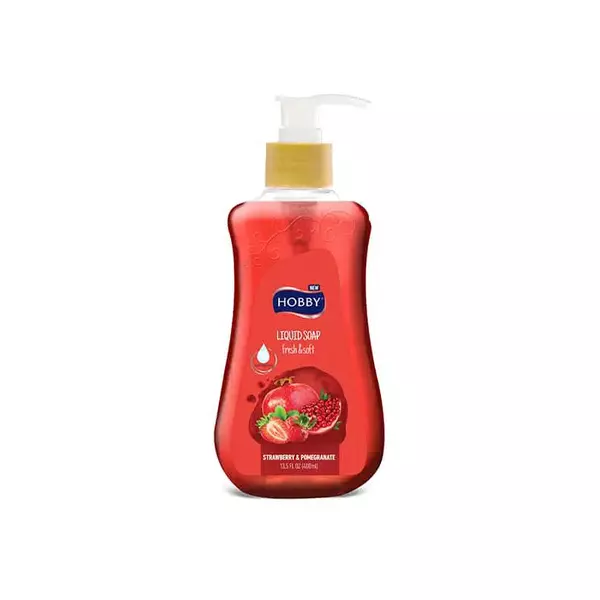 Hobby Hand Wash Strawberry And Pomegranate 400Ml 1 Hobby Hand Wash Strawberry And Pomegranate 400Ml - Set Of 3 Pcs