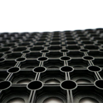 RMH Rubber Hollow Mat 16mm Thickness 50x100cm