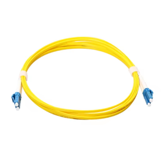 Fiber Optic Patch Cord LC/UPC-LC/UPC Single Mode Duplex 2 Meters G657A1-LSZH