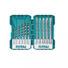 Total Drill Bit Set SDS Plus And Concrete Pack of 11 TACSDL31101