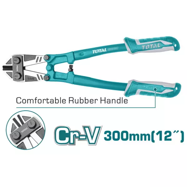 Total Bolt Cutter Size 12&Quot; Cr-V 300Mm Tht113126 1 Total Bolt Cutter Size 12&Quot; Cr-V 300Mm Tht113126