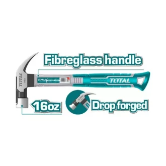 Total Claw Hammer 450g Unique Design Hammer Head THTCH0166