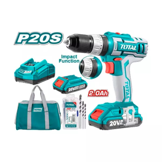 Total Impact Drill Machine Cordless Li-Ion 20V TIDLI2002