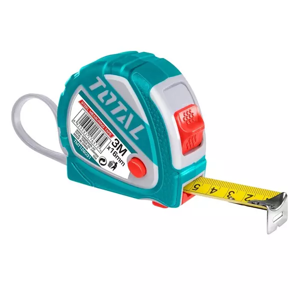 Total Steel Measuring Tape 3M X 16Mm Metric Tmt126031M 1 Total Steel Measuring Tape 3M X 16Mm Metric Tmt126031M