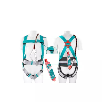 Total Safety Harness with￠14mm x 1.95m Safety Rope TSH501420