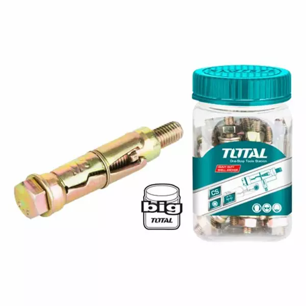 Total Raw Bolt Anchor Shell M6X55 25Pcs Wjha0605511 1 Total Raw Bolt Anchor Shell M6X55 25Pcs Wjha0605511