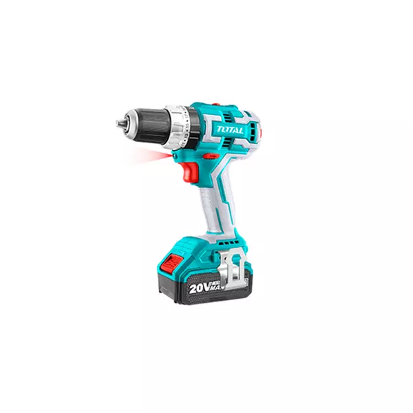 Total Drill Machine Cordless Li-Ion 20V 2Pcs Tckli6015