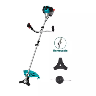 Total Grass Trimmer & Bush Cutter Petrol 1.25Kw(2HP) 9000rpm Powerful 2-stroke motor TP5434421