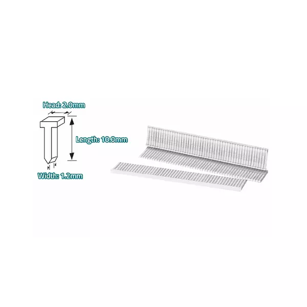 Total Staple Pins For Brad Nailer 10Mm Tht39105 1 Total Staple Pins For Brad Nailer 10Mm Tht39105