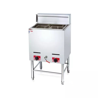 Commercial Gas Deep Fryer 14L 2 Side 2 Basket HGF-75