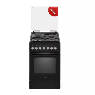 Dolphin Free Standing Cooking Range 50x60, 3 Gas Burners, 1 Electric Plate with Electric Oven FS05060b-3G1E/E