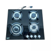 Digi Wave Hob 4 Gas Burner with Auto Ignition 60x60x 8MM Tempered Glass DWGC 2002
