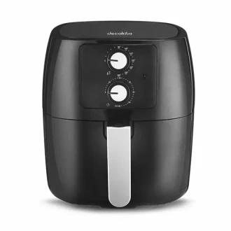 Decakila Airfryer 4.5l Manual 1400w Keec038b 60 mins timer single pot with nonstick coat adjustable temperature automatic shut off