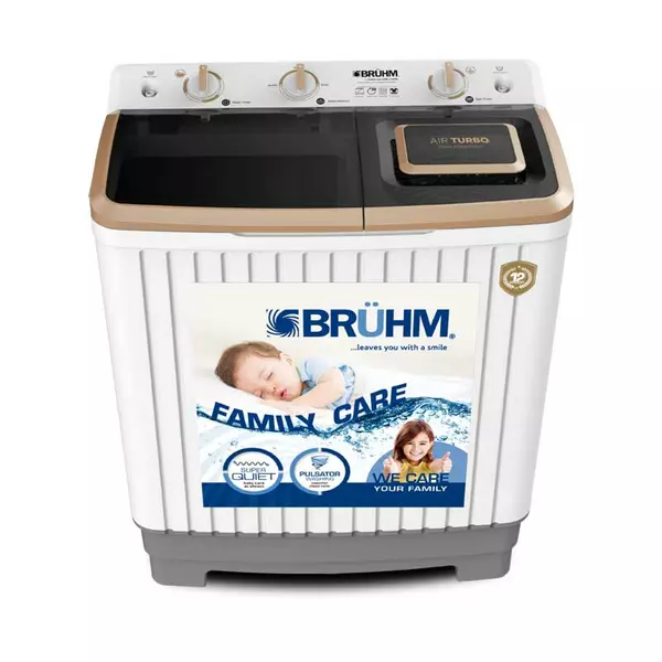 Bruhm Washing Machine 7Kg Manual Twin Tub Bwt-070H 1 Bruhm Washing Machine 7Kg Manual Twin Tub Bwt-070H