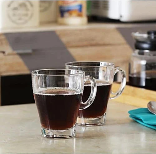 Ocean Mug 6Pcs Caffe Americano 355Ml – Elegant Glass Mugs For Coffee, Tea &Amp; Hot Beverages 3P0244006G0003 2 Ocean Mug 6Pcs Caffe Americano 355Ml – Elegant Glass Mugs For Coffee, Tea &Amp; Hot Beverages 3P0244006G0003