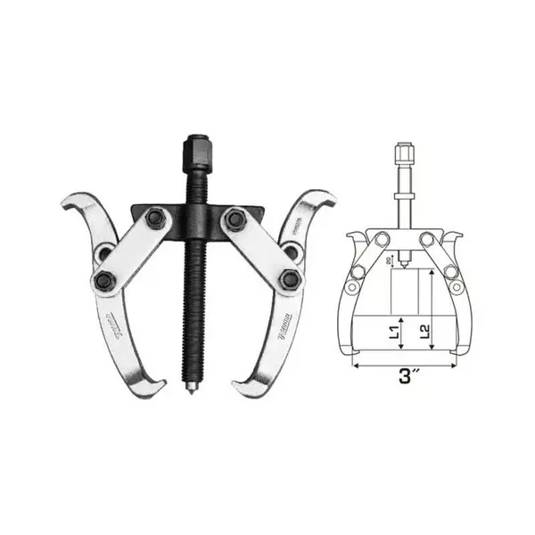 Total Gear Puller 2 Jaws 3&Quot; Thtgp236 1 Total Gear Puller 2 Jaws 3&Quot; Thtgp236