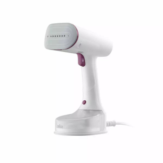Braun Garment Steamer 150ML Tank Hand Held 1200W 13850000-GS5011PU Horizontal And Vertical Compact And Light Soleplate Removable Water Tank
