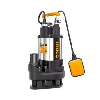 Ingco Submersible Sewage Water Pump 1100W with with Copper Wire Motor, 9m Cable, Float Switch SPDS11008