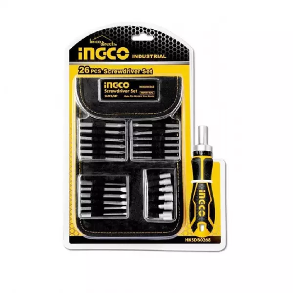 Ingco Screwdriver Bit Set 65Mm 26Pcs Hksdb0268 1 Ingco Screwdriver Bit Set 65Mm 26Pcs Hksdb0268