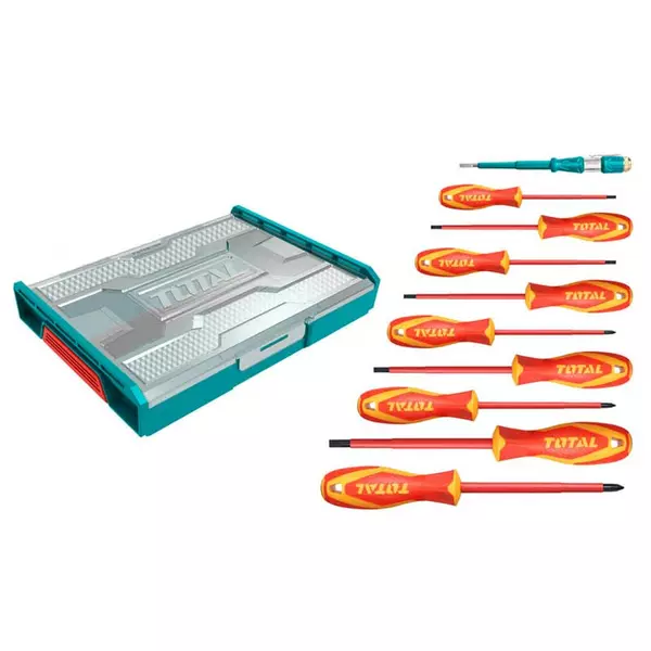 Total Tool Box Hand Tools 10Pcs Set Insulated Thktv02S101 1 Total Tool Box Hand Tools 10Pcs Set Insulated Thktv02S101