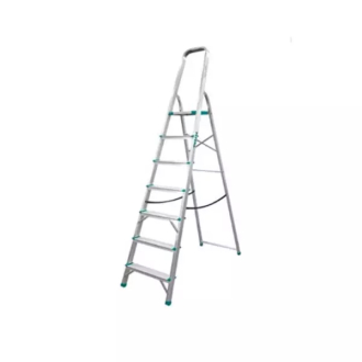 Total Household Ladder with 7 Steps, Aluminium Body THLAD06071