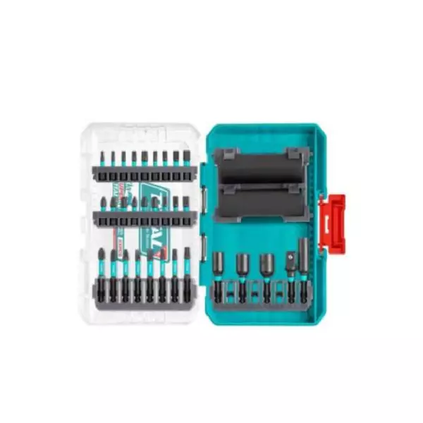 Total Impact Screwdriver Bits &Amp; Sockets Set Tacsdl63306 (Pack Of 33Pcs) 1 Total Impact Screwdriver Bits &Amp; Sockets Set Tacsdl63306 (Pack Of 33Pcs)