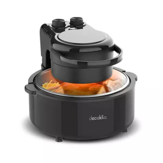 Decakila Airfryer 5.0l Manual 1200w Keec045b 60 mins timer single pot with nonstick coat adjustable temperature automatic shut off