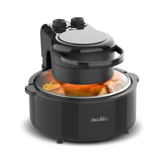 Decakila Airfryer 5.0l Manual 1200w Keec045b 60 mins timer single pot with nonstick coat adjustable temperature automatic shut off